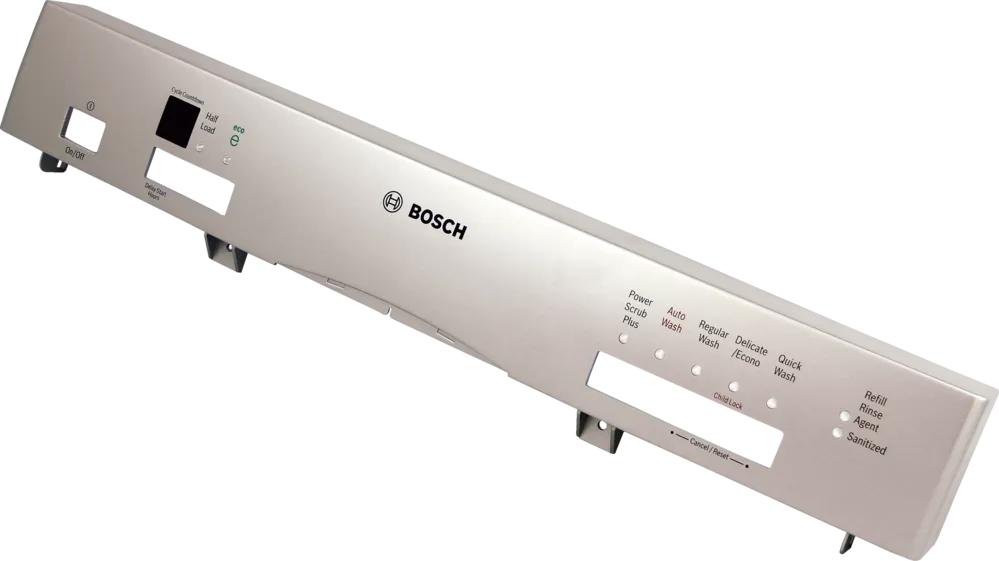 00665887 Bosch Dishwasher Panel Facia - Control Panel