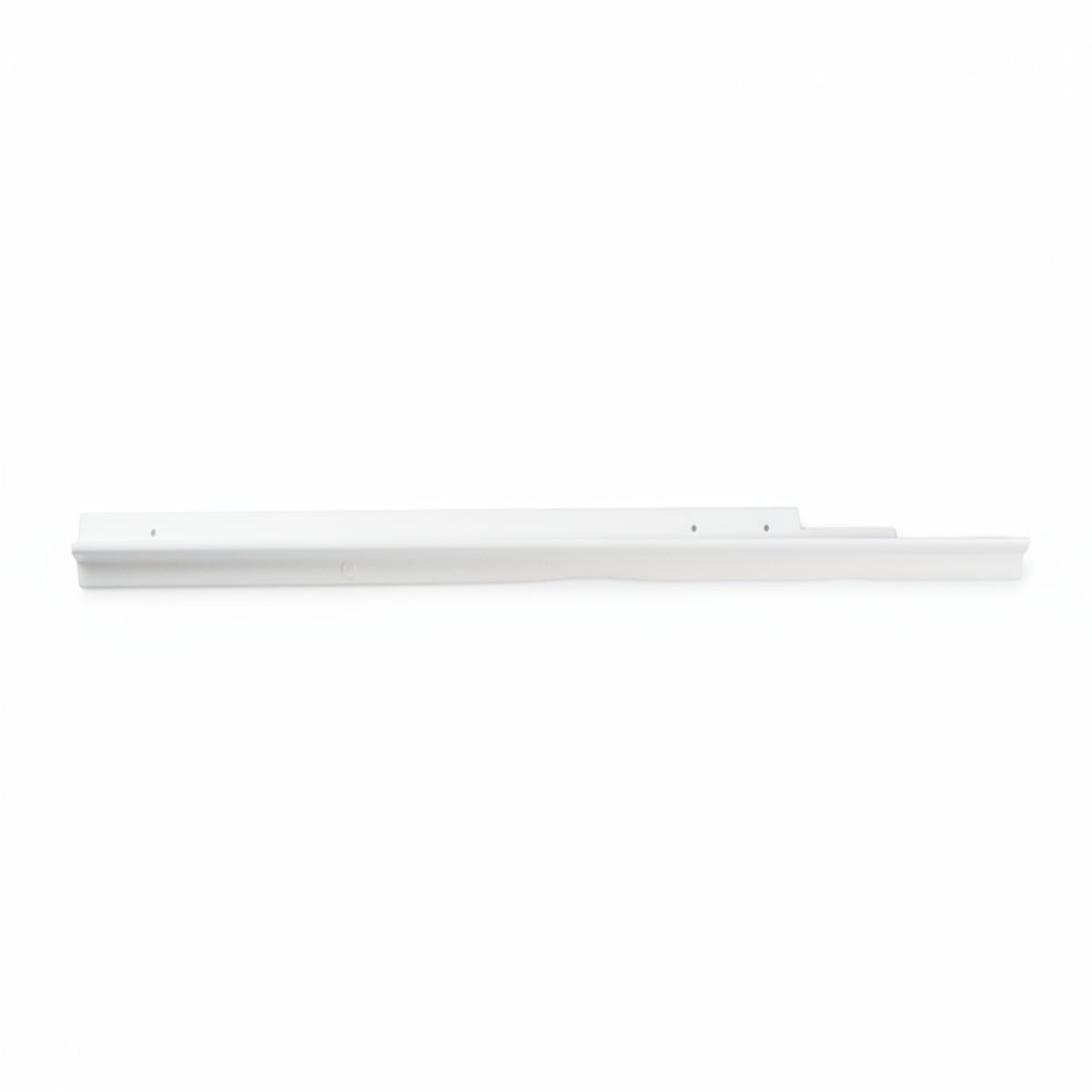 White fluorescent light bulb on a grid background