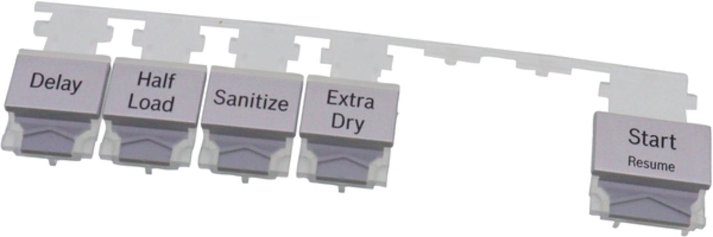 12016746 Bosch Dishwasher Push Button Set, Silver