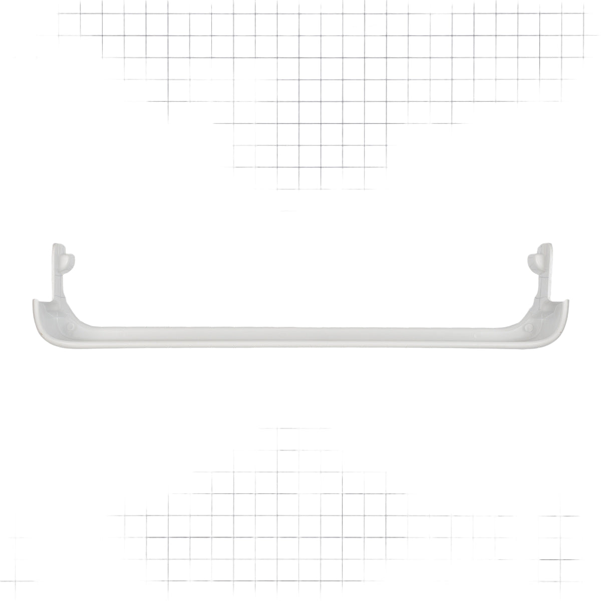 240495804 Frigidaire Refrigerator Freezer Door Shelf Bin, White