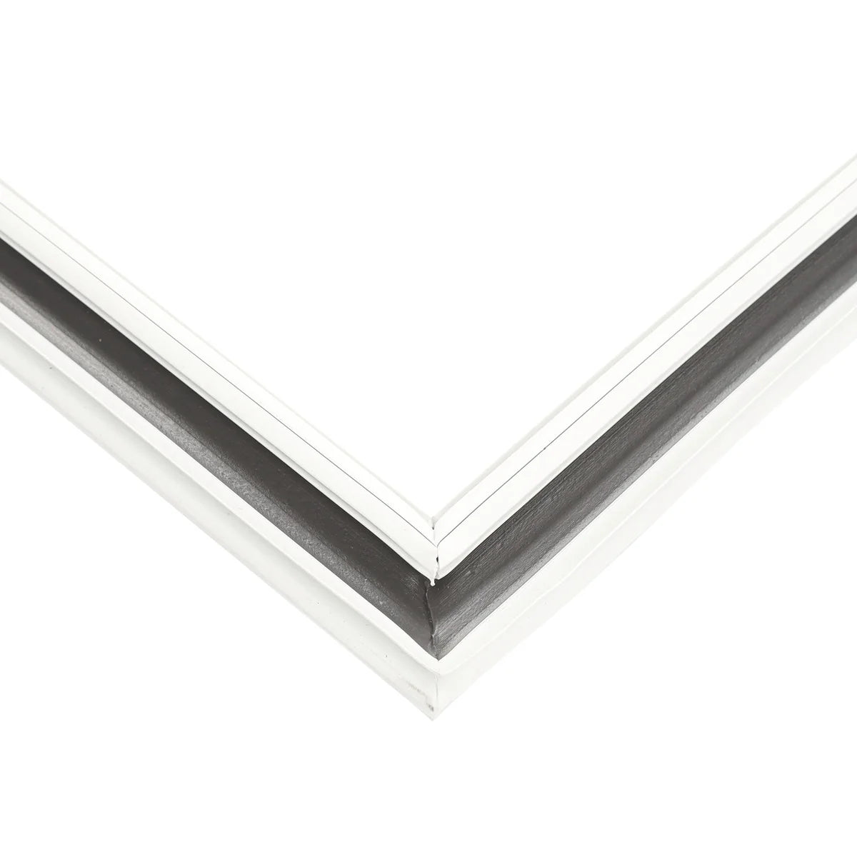 242193203 Frigidaire Refrigerator Freezer Door Gasket, White, Magnetic