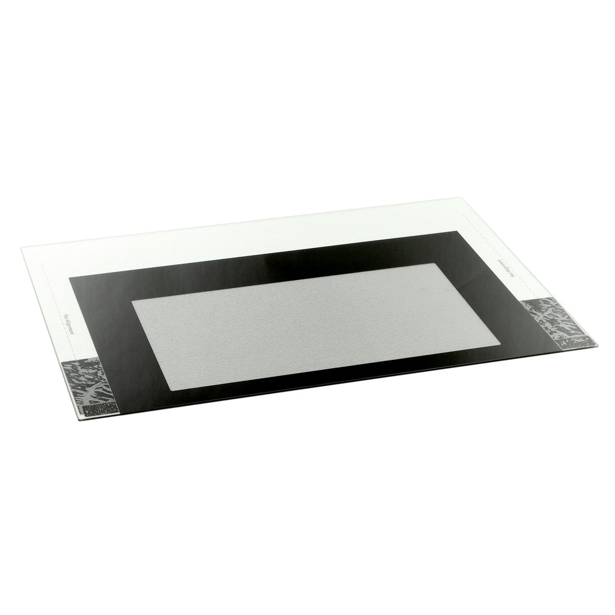 Frigidaire 316452758 Black Oven Door Glass with Foil