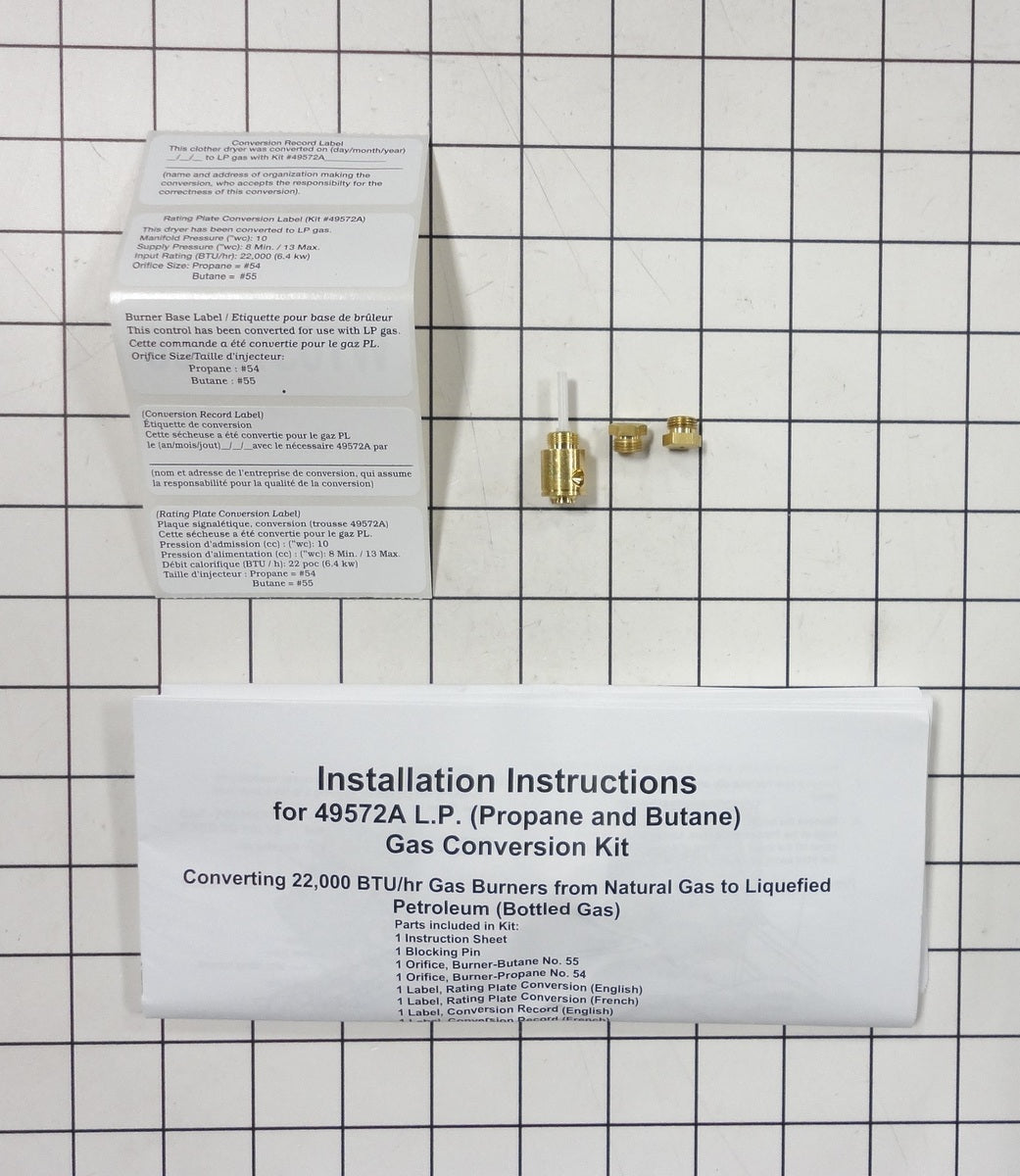 49572A Whirlpool Dryer LP Conversion Kit