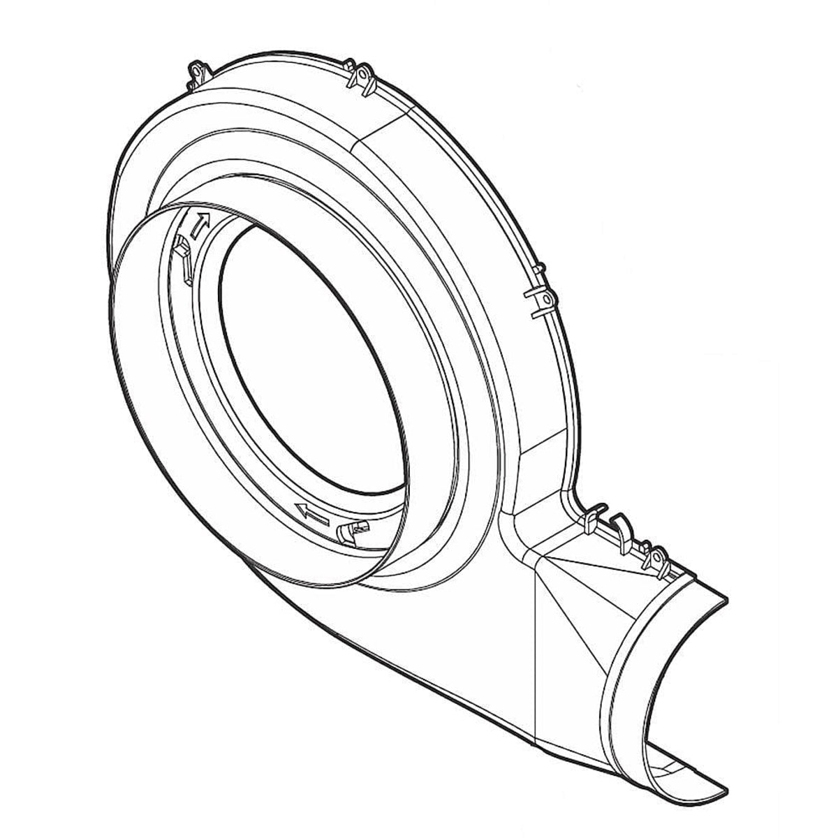 Frigidaire 5304523176 HOUSING ASSEMBLY,BLOWER,FRON