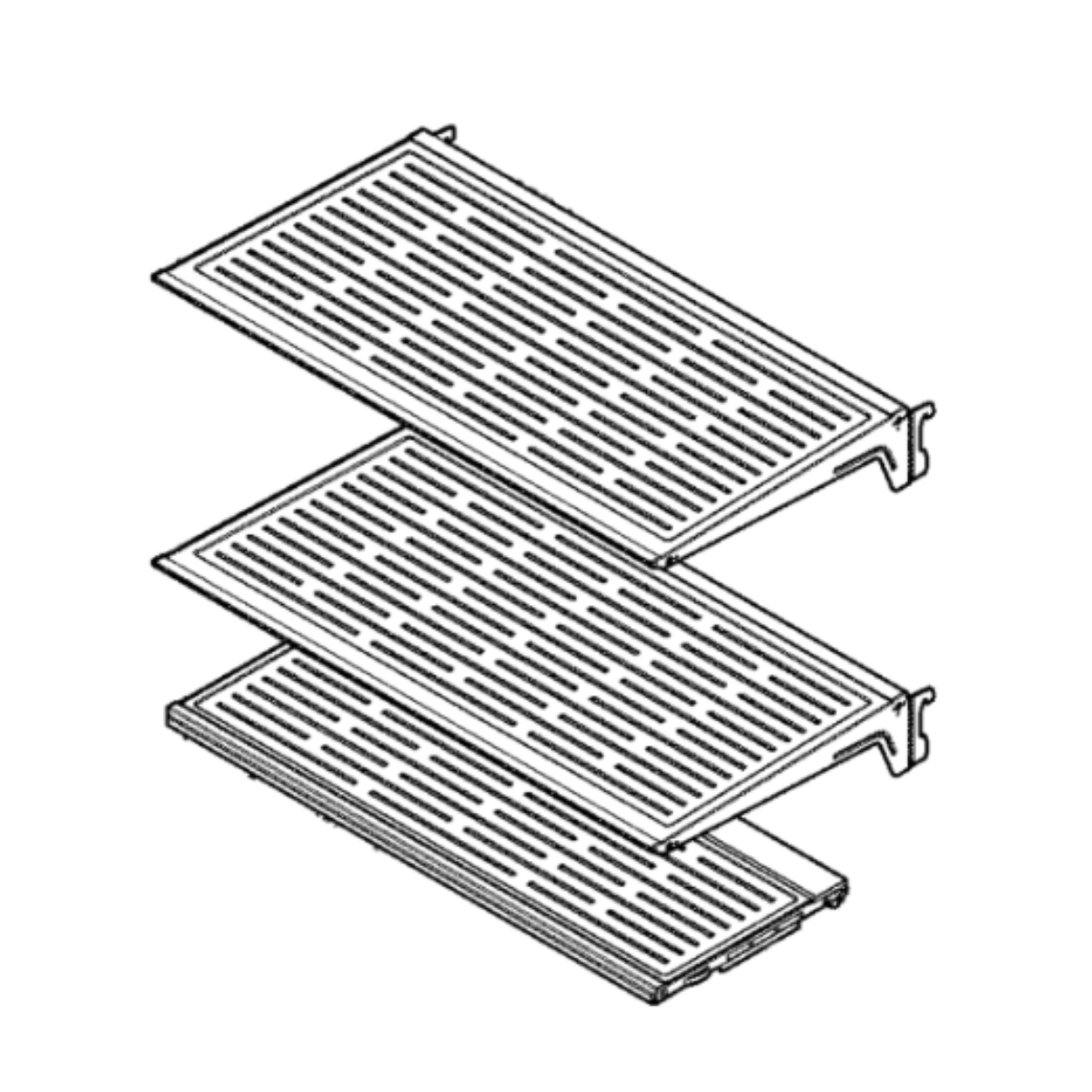 Frigidaire 5304524671 SHELF ASSEMBLY,METALIC