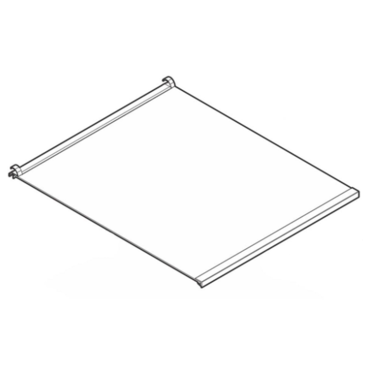 Frigidaire 5304527174 SHELF ASSEMBLY,GLASS,WHITE