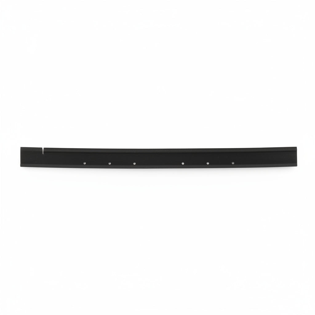 Black refrigerator shelf on a grid background with Frigidaire logo.