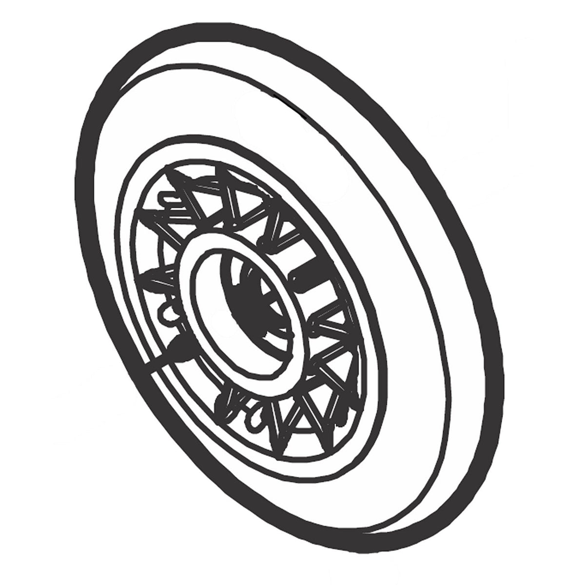 Frigidaire 807787702 ROLLER,SUPPORT,DRUM