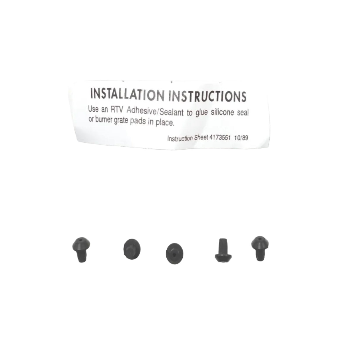 814323 Whirlpool Range Burner Grate Pads, Kit of 5