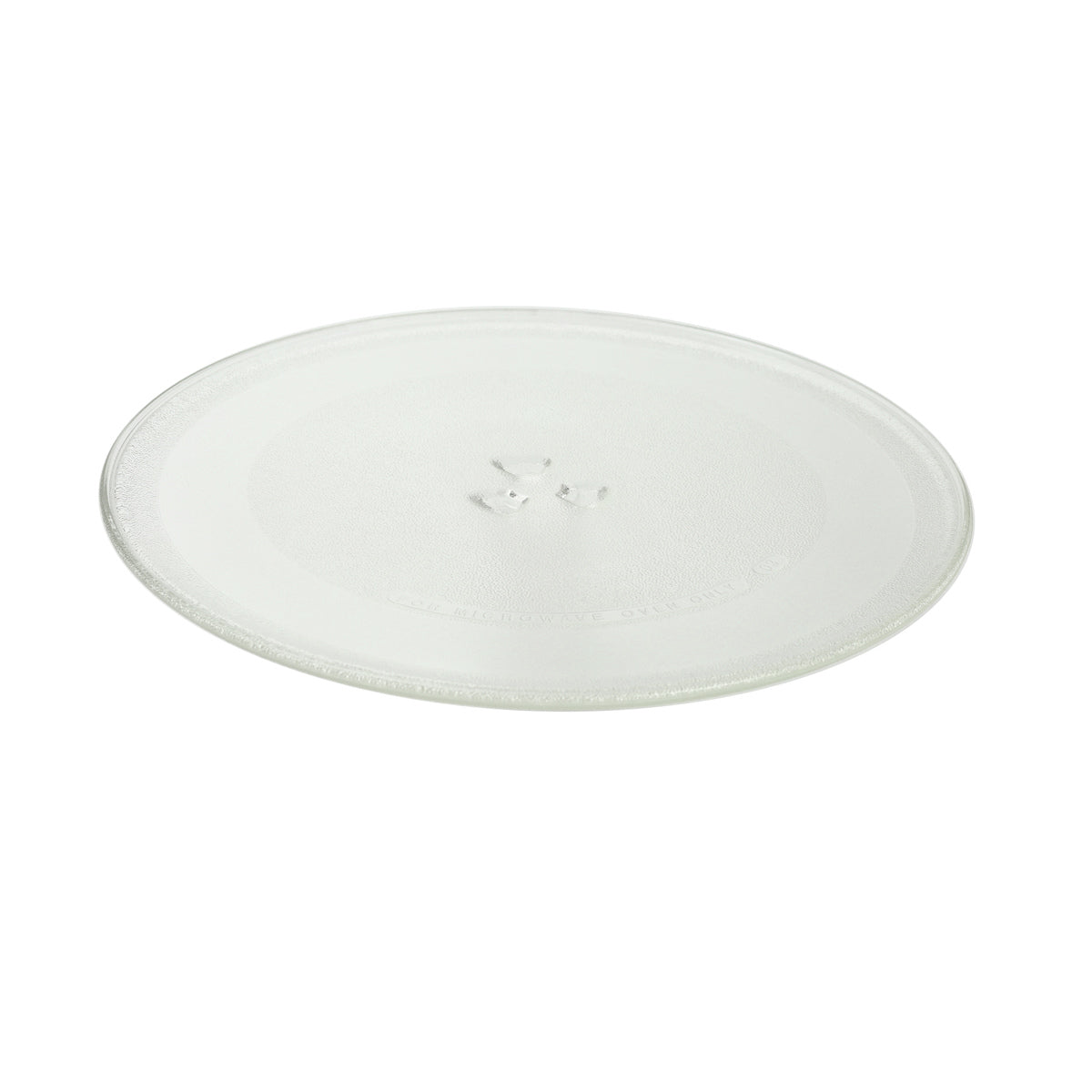 Round white object on a white background