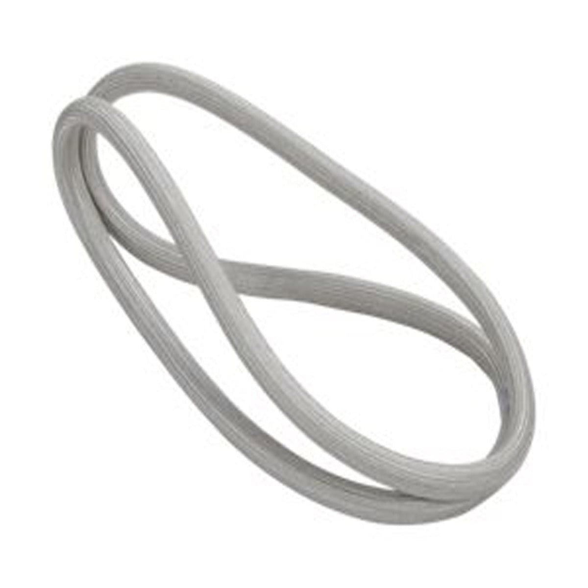 Gray belt on a white background