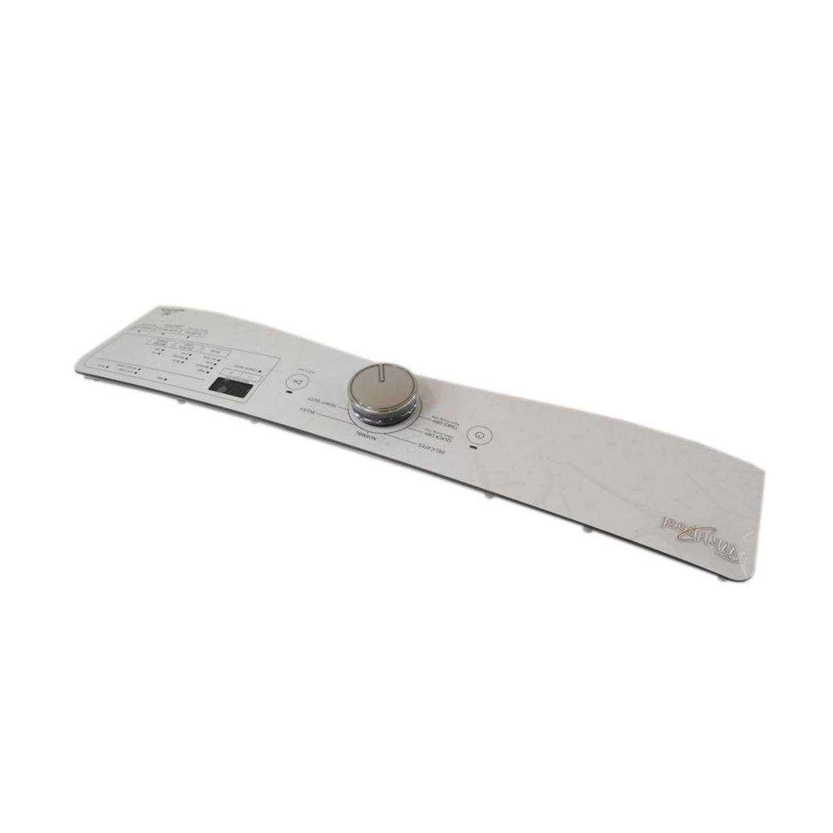 W10919207 Whirlpool Dryer Control Panel, White