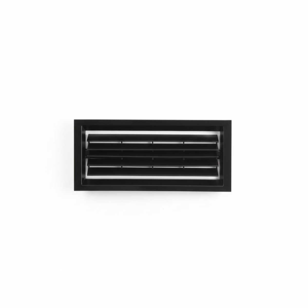 Black rectangular object on a grid background