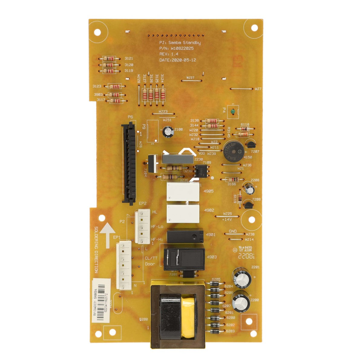 Whirlpool W11544455 Microwave Control Board Part - Appliance Parts Canada