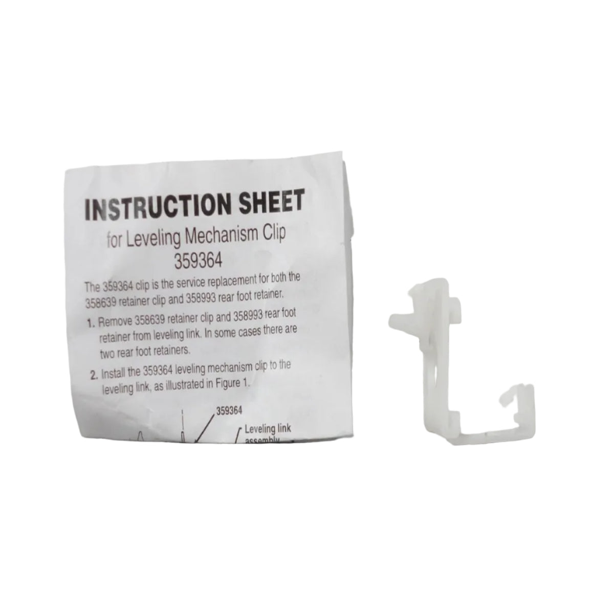 Whirlpool WP359364 Washer & Dryer Leveling Link Clip