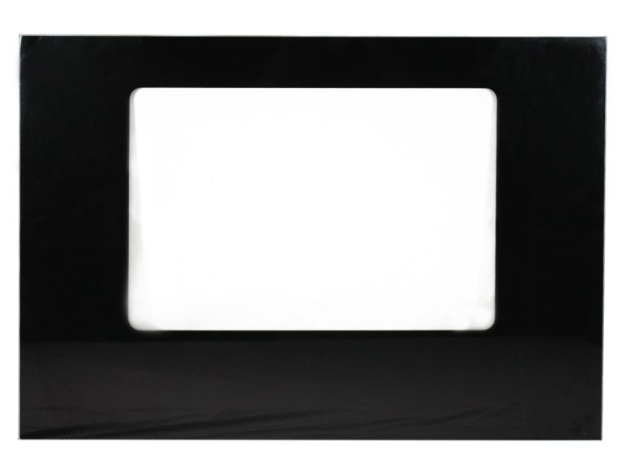 WPW10118455 Whirlpool Stove Outer Door Glass - Black