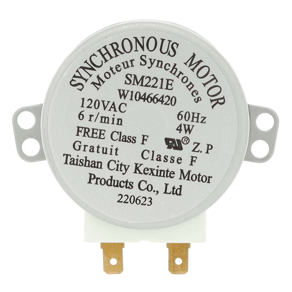 Whirlpool WPW10466420 Microwave Rotating Motor Part - Appliance Parts Canada