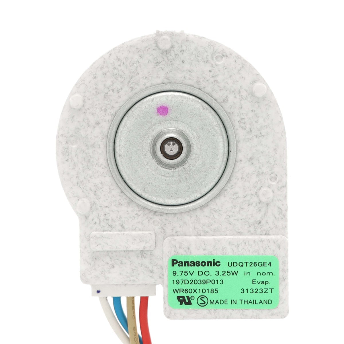 WR01F02256 GE Refrigerator Evaporator Fan Motor, DC