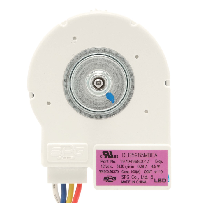 WR01F04639 GE Refrigerator Evaporator Fan Motor DC Assembly