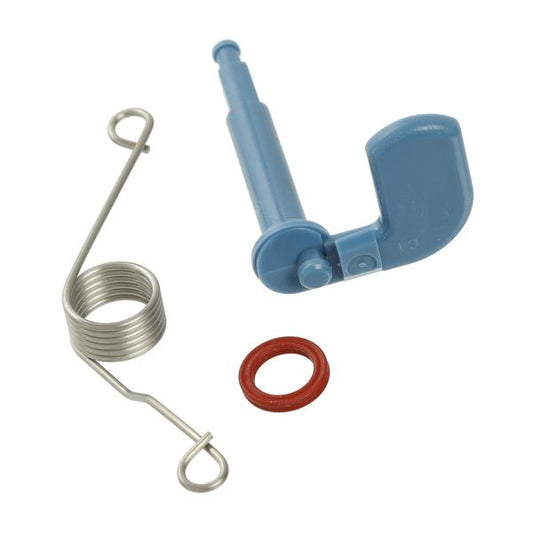 00166630 Bosch Dishwasher Detergent Dispenser Latch with Spring - Appliance Parts Canada