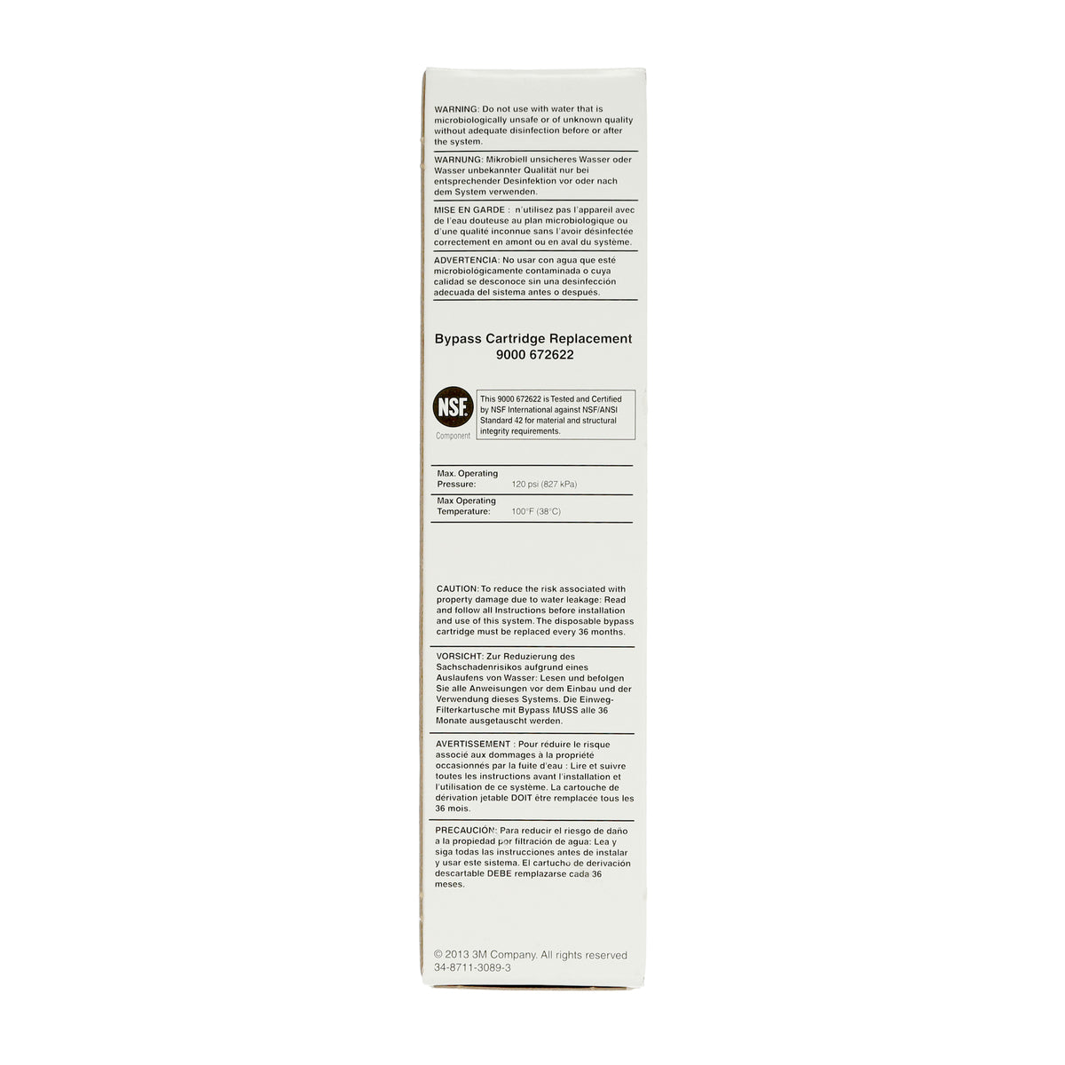 11032252 Bosch Refrigerator Filter Bypass - Appliance Parts Canada