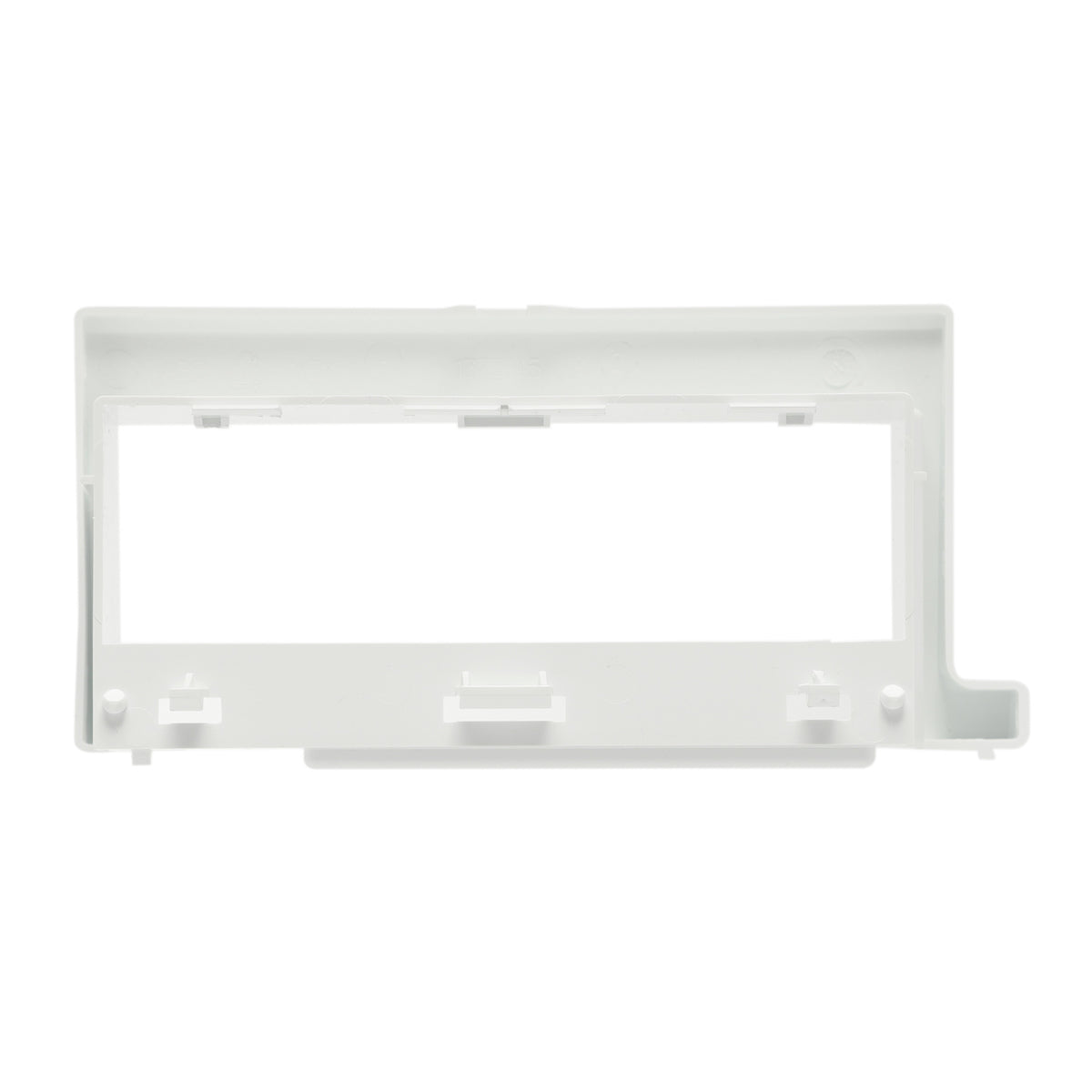 137314510 Frigidaire Washer Dispenser Drawer Handle Frame, White - Appliance Parts Canada