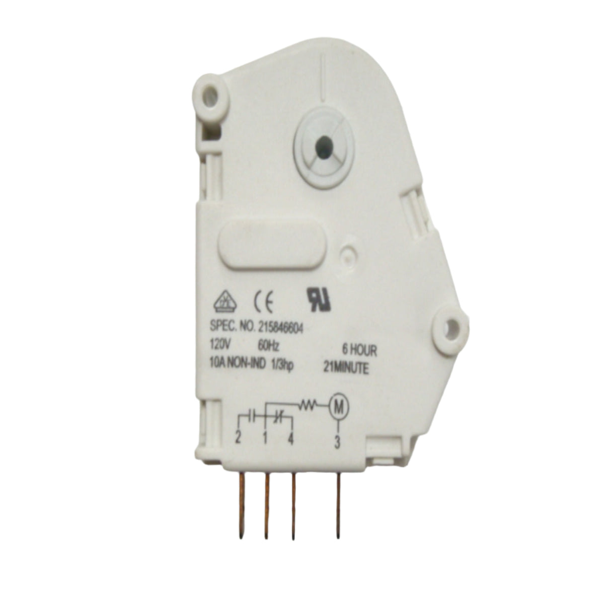 215846604 Frigidaire Refrigerator Defrost Timer - 120V 60Hz - Appliance Parts Canada