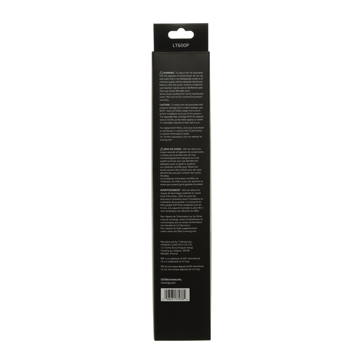 5231JA2006F LG Water Filter (LT600P) - Appliance Parts Canada