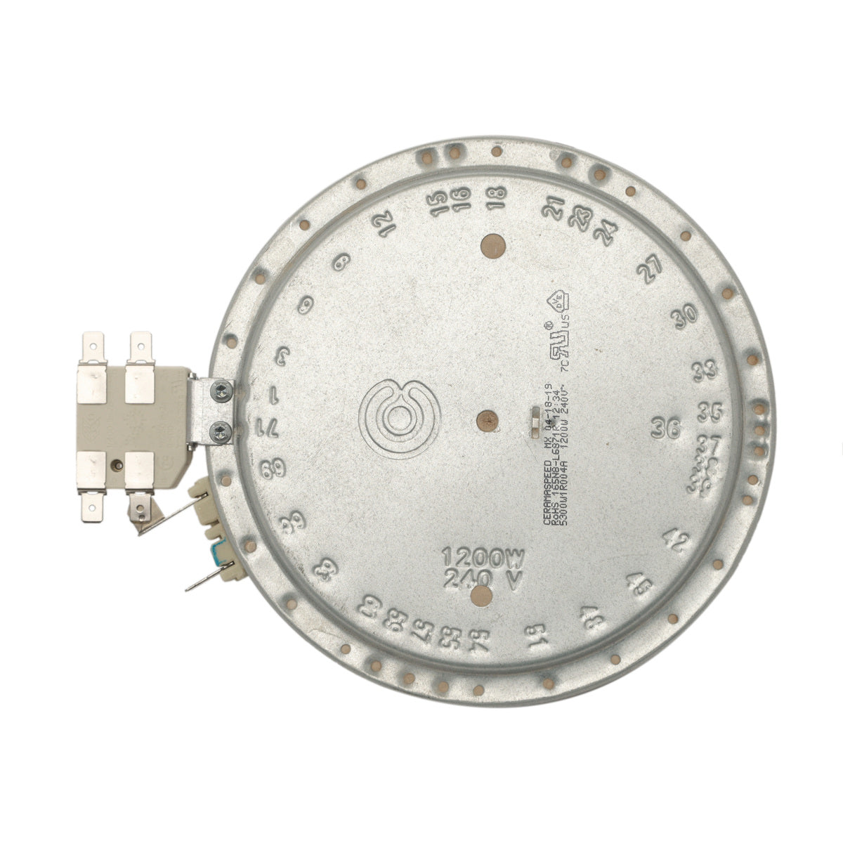 5300W1R004A LG Electric Range Radiant Surface Element - Appliance Parts Canada