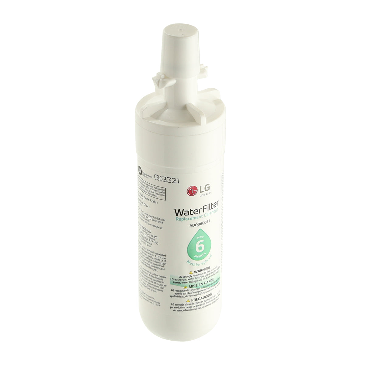 AGF80300702 LG Water Filter (LT700P) - Appliance Parts Canada