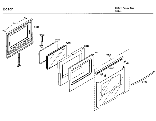 Bosch 00683866 FIXING KIT - Appliance Parts Canada