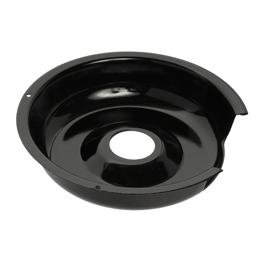 CP6-2 Cornell Engineering Universal Range Drip Pan, Small, 6 1/4", Black - Appliance Parts Canada