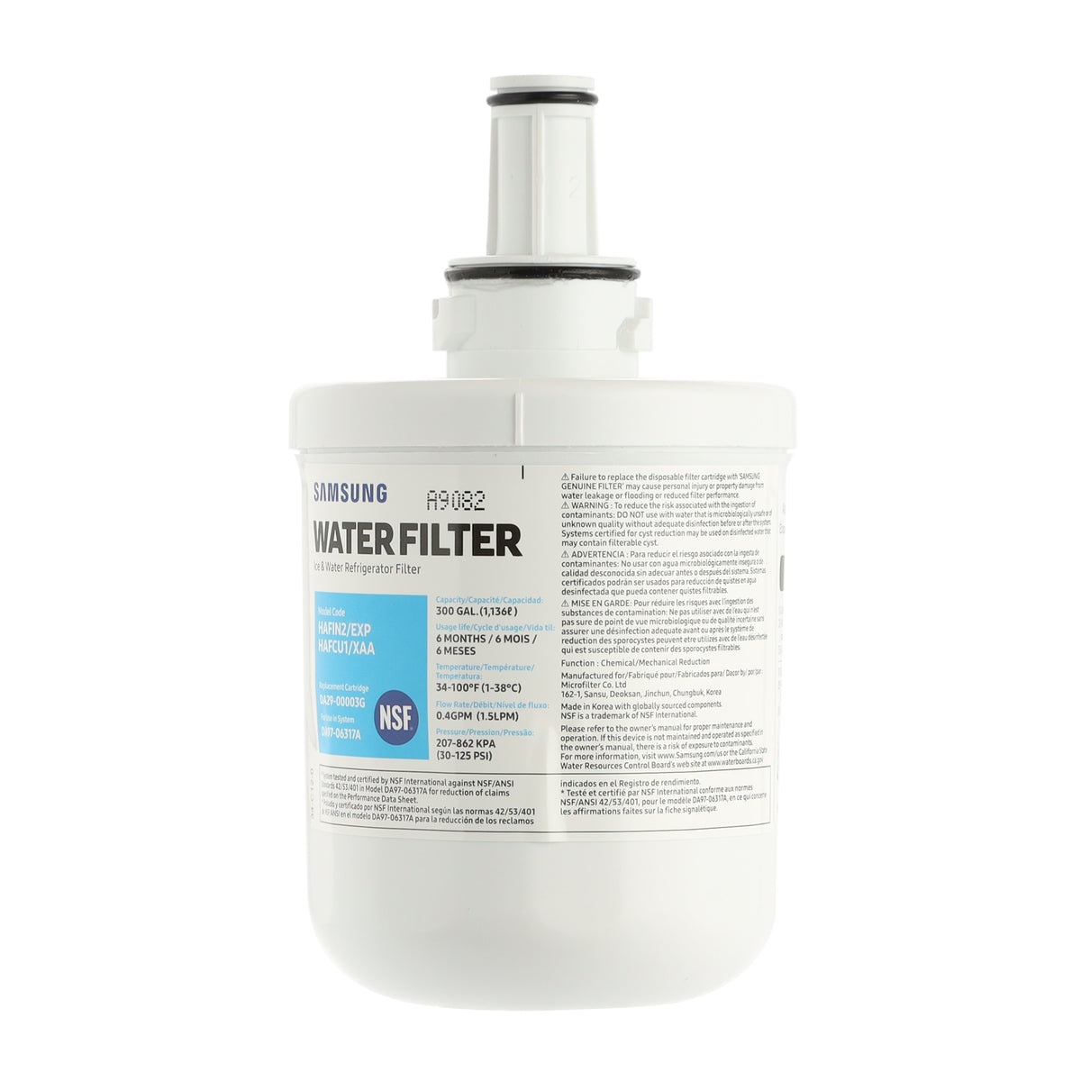 Dacor DA29-00003B / DA29-00003G Samsung Refrigerator Water Filter - Appliance Parts Canada