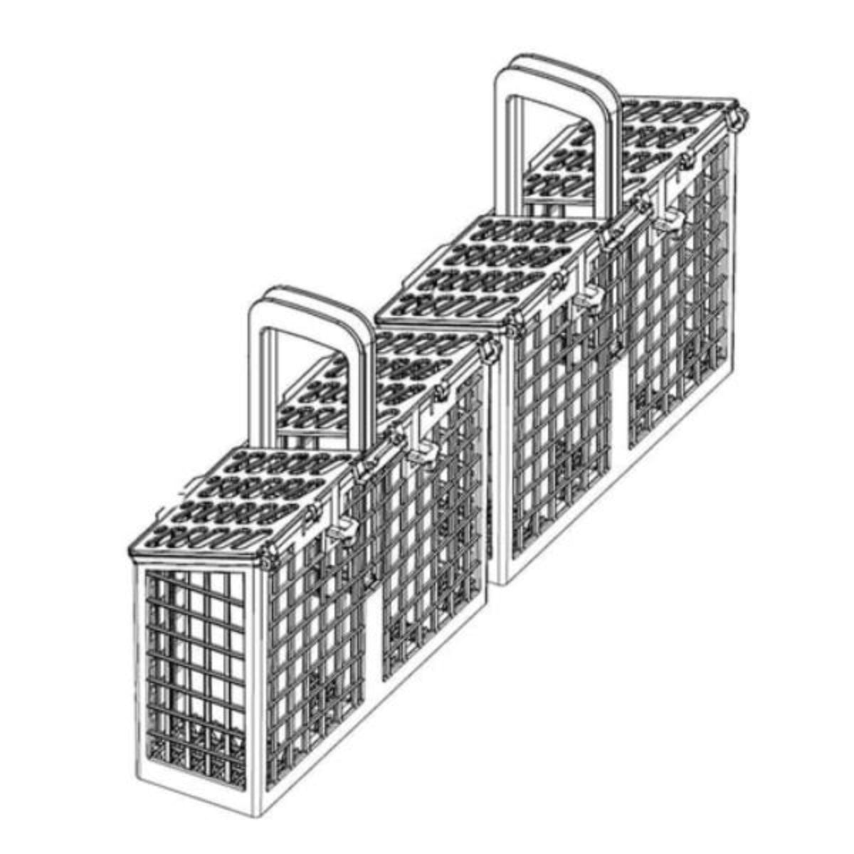 DD97-00250B Samsung Dishwasher Cutlery Basket Assembly - Appliance Parts Canada