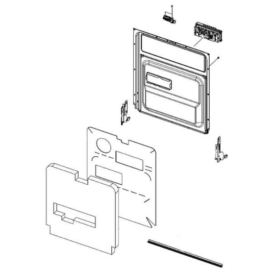 DD97-00607B Samsung Dishwasher Door Inner Assembly - Appliance Parts Canada