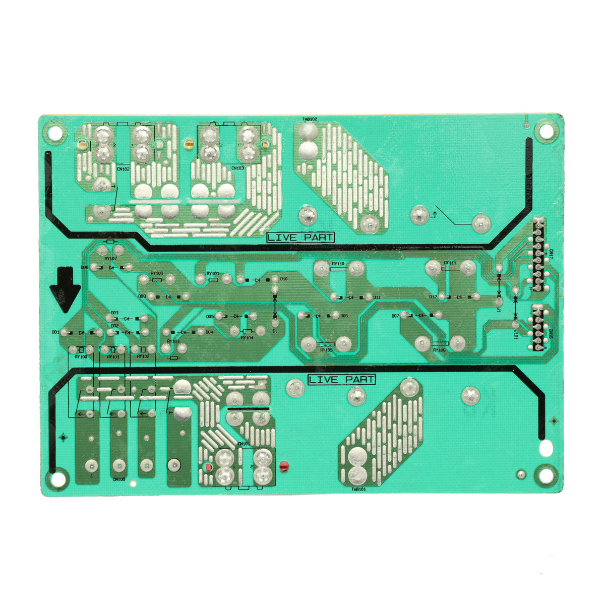 EBR74164805 LG Range Oven Relay Control Board PCB Assembly