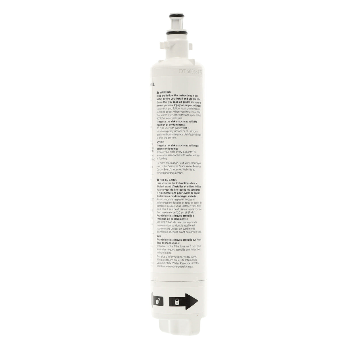 Fisher & Paykel / DCS 885345P KIT INSTL FILTER WATER US - Appliance Parts Canada