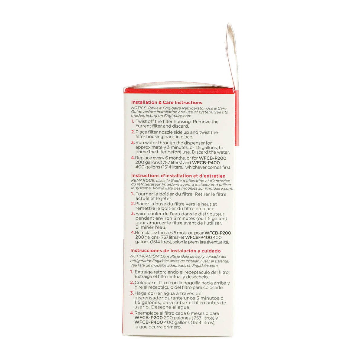 Frigidaire WFCB PureSource Plus Water and Ice Refrigerator Filter - Appliance Parts Canada