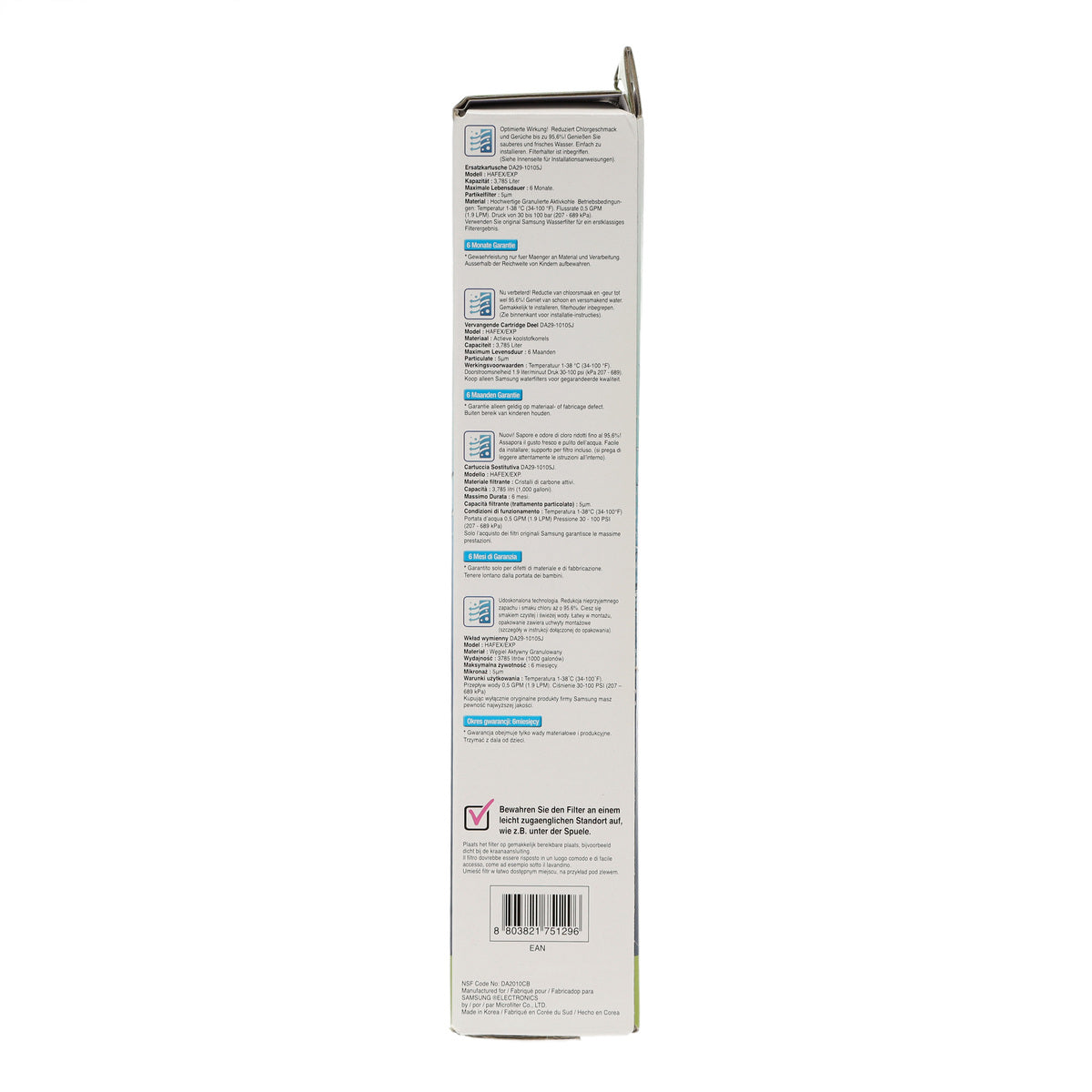 HAF-EX/XAA Samsung Water Filter - Appliance Parts Canada