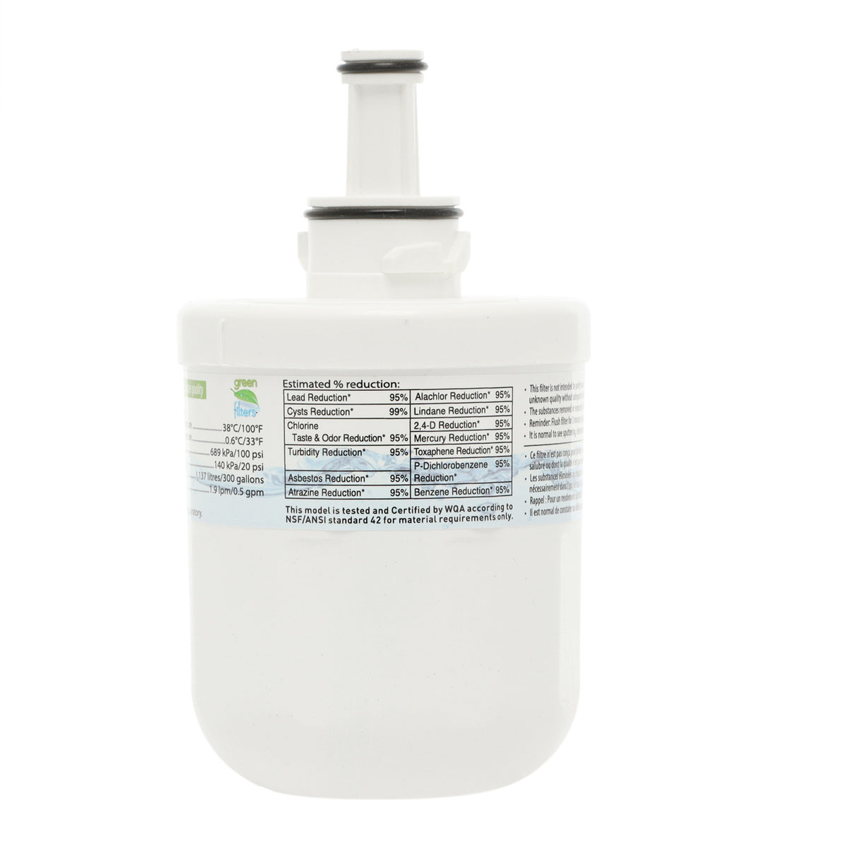 Swift Green Filter SGF-DSB30 Refrigerator Water Filter Replaces DA29-00003G, DA2900003AB - Appliance Parts Canada
