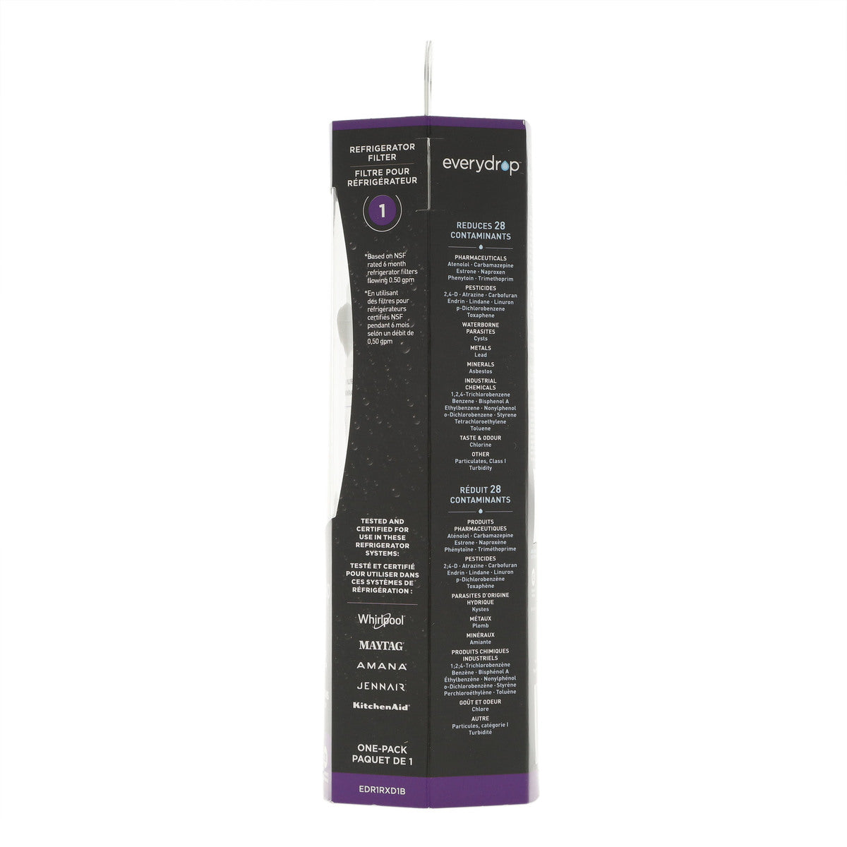 Whirlpool EDR1RXD1B #1 EveryDrop Refrigerator Water Filter - Appliance Parts Canada