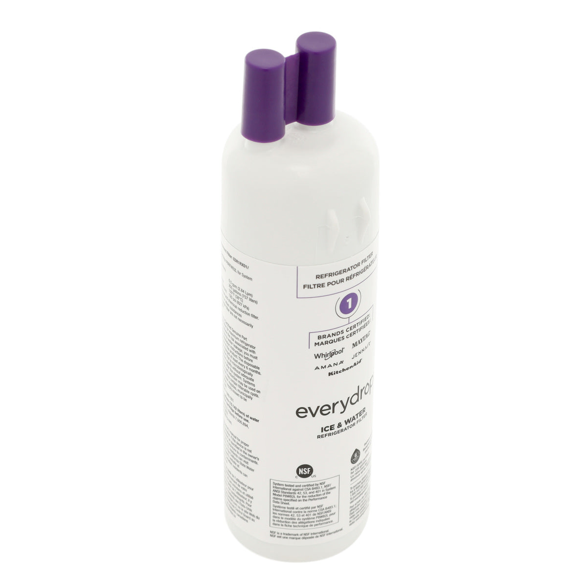 Whirlpool EDR1RXD1B #1 EveryDrop Refrigerator Water Filter - Appliance Parts Canada