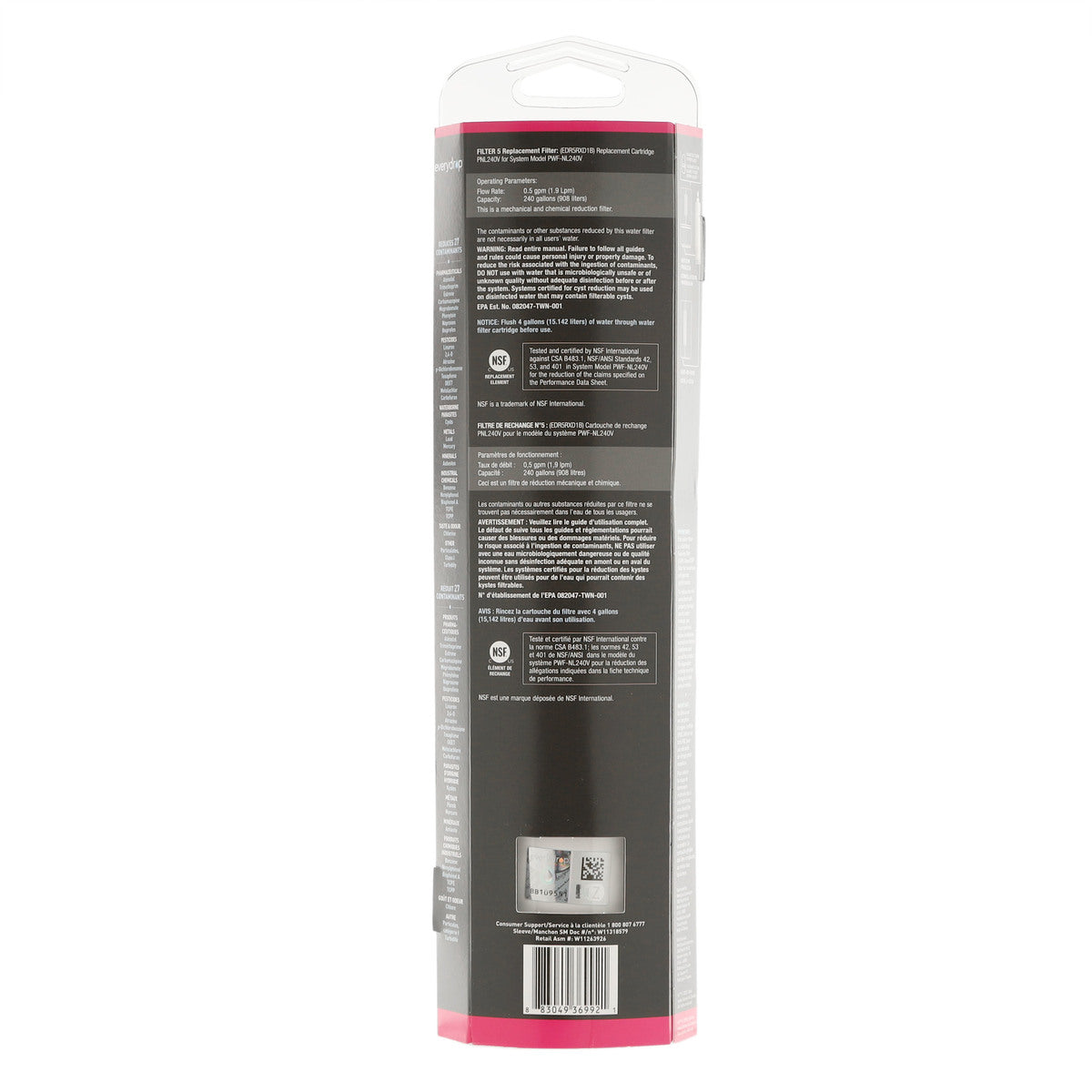Whirlpool EDR5RXD1B #5 EveryDrop Refrigerator Water Filter - Appliance Parts Canada