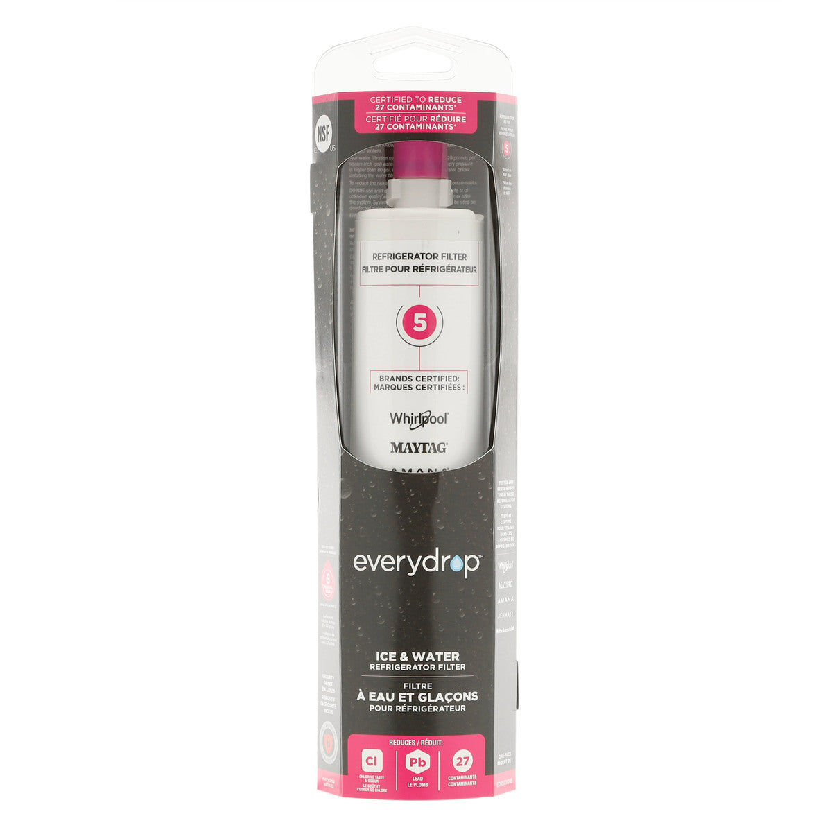 Whirlpool EDR5RXD1B #5 EveryDrop Refrigerator Water Filter - Appliance Parts Canada
