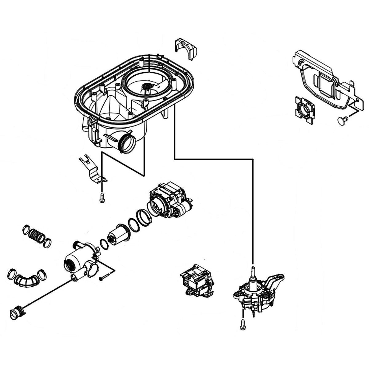 Whirlpool W11680075 PUMP&MOTOR - Appliance Parts Canada