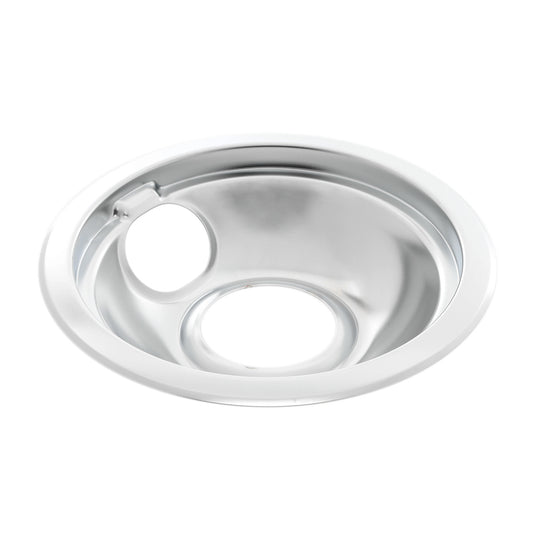 WPW10196406 Whirlpool Stove Drip Bowl - 6" Chrome - Appliance Parts Canada