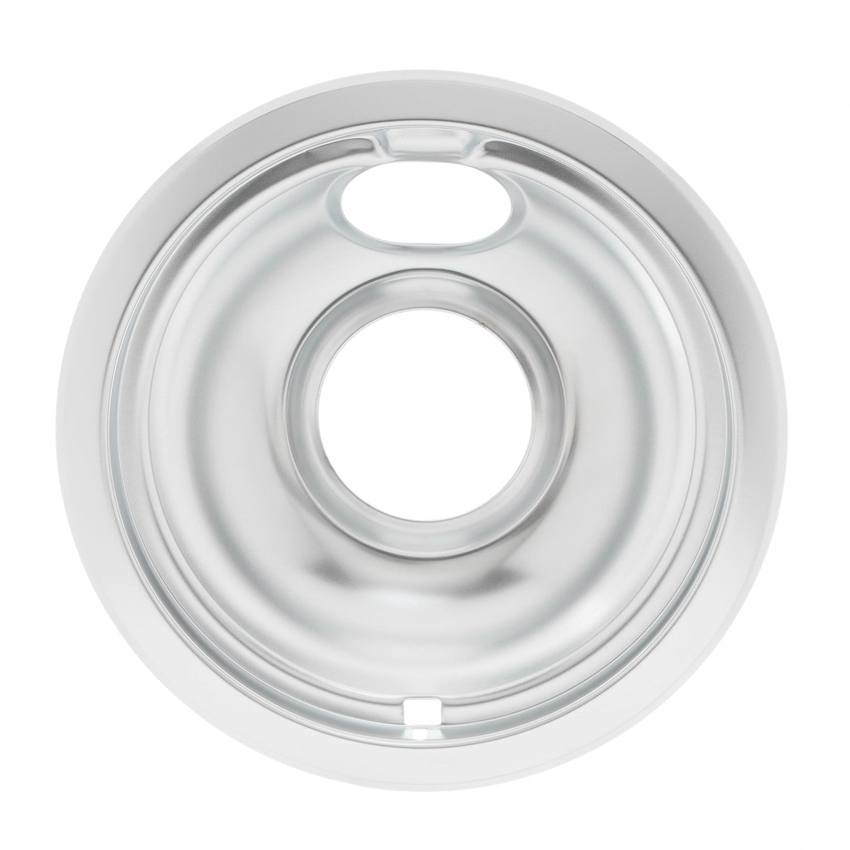 WPW10196406 Whirlpool Stove Drip Bowl - 6" Chrome - Appliance Parts Canada