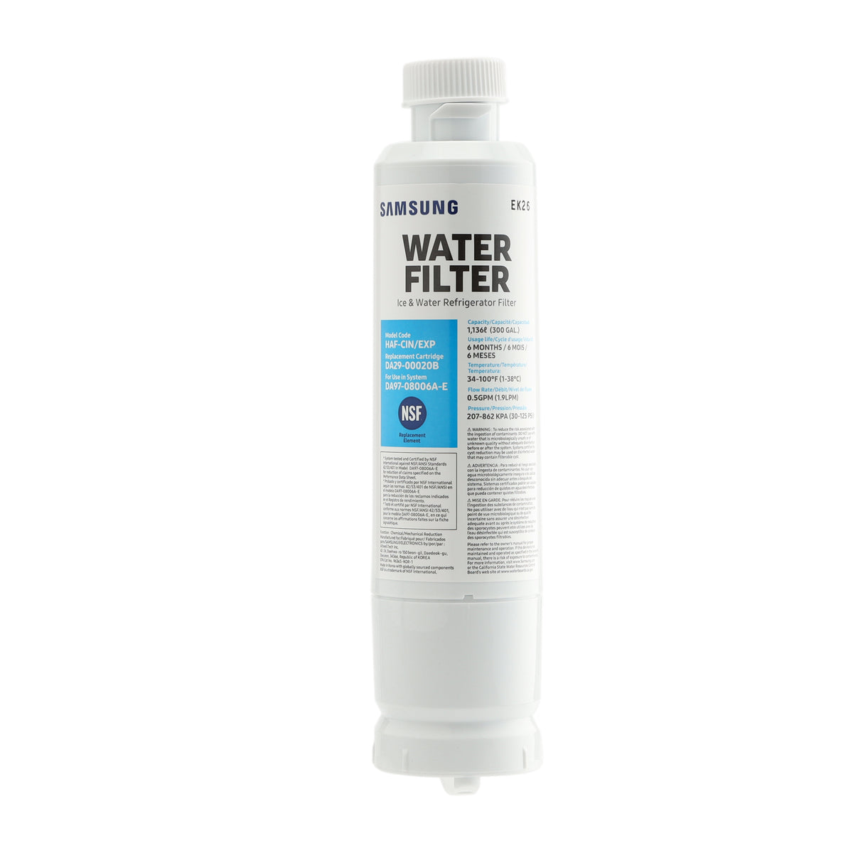 Samsung DA29-00020B HAF-CIN/EXP Side-by-Side & French Door Refrigerator Water Filter - Appliance Parts Canada