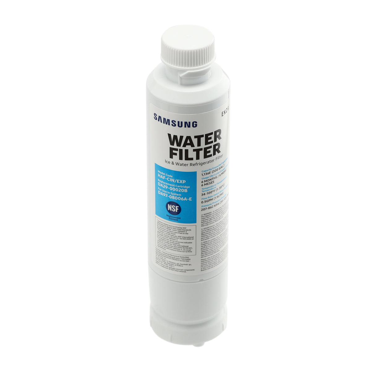 Samsung DA29-00020B HAF-CIN/EXP Side-by-Side & French Door Refrigerator Water Filter - Appliance Parts Canada