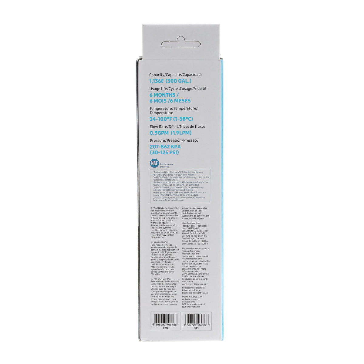 Samsung DA29-00020B HAF-CIN/EXP Side-by-Side & French Door Refrigerator Water Filter - Appliance Parts Canada
